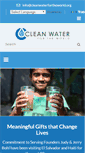 Mobile Screenshot of cleanwaterfortheworld.org